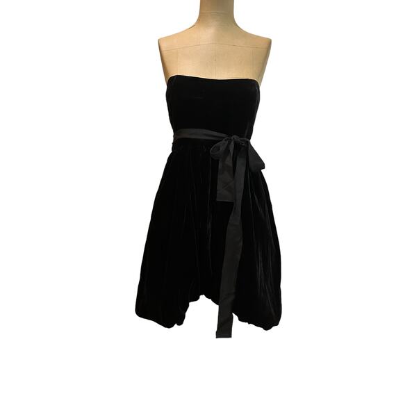 Cara Cara Velvet Strapless Mini Dress New - Picture 4 of 14